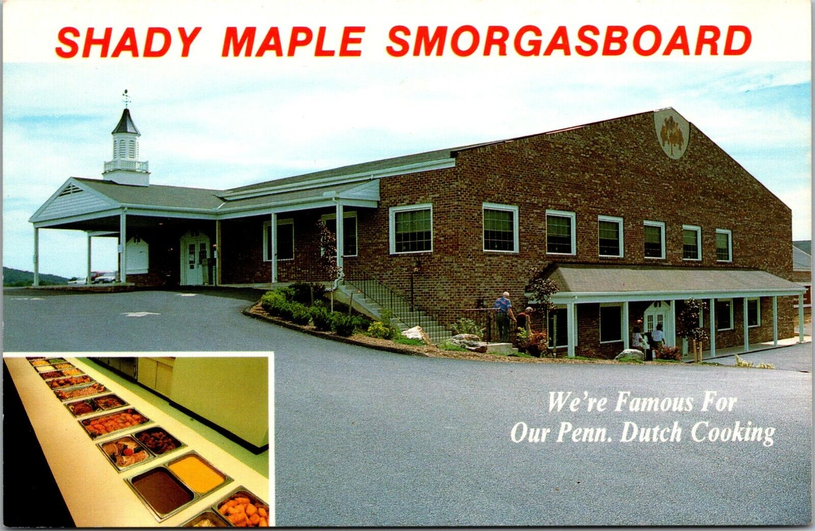 Shady Maple Smorgasboard~East Earl, Pa.~Postcard~Multiview~Unposted