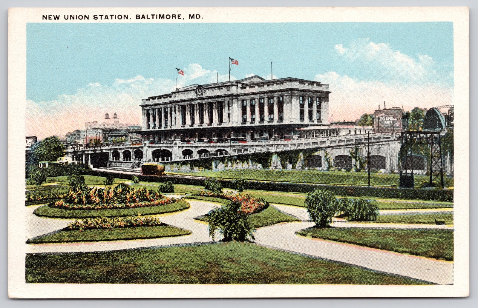 Baltimore Maryland MD New Union Station Postcard c1910s