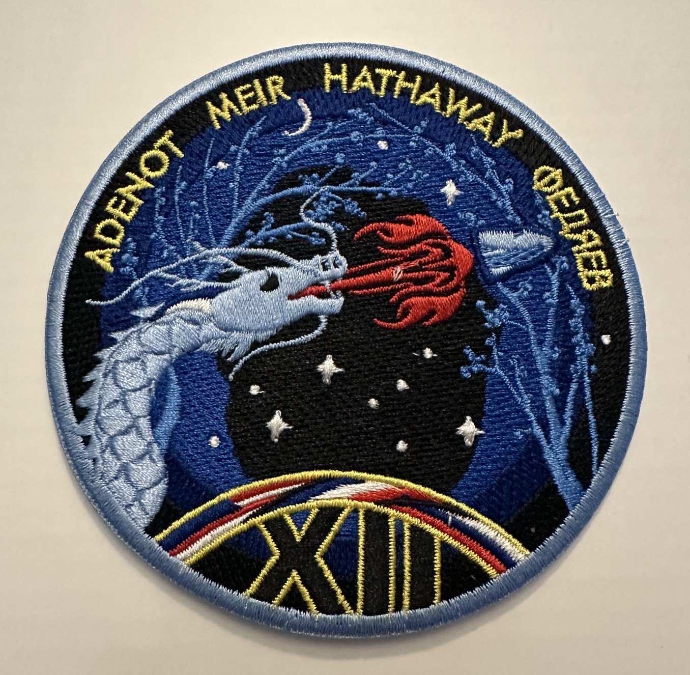 Authentic CREW-12 NASA SPACEX ISS Mission CREW DRAGON PATCH - 4.5 Authentic CREW-12 NASA SPACEX ISS Mission CREW DRAGON PATCH - 4.5