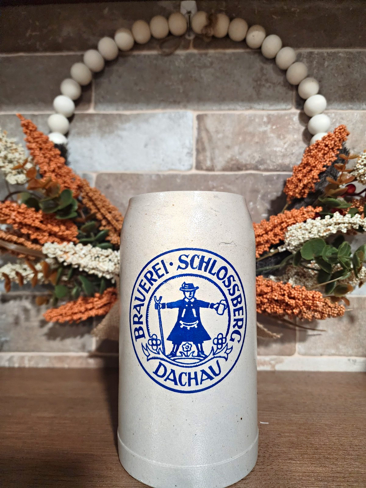 Vintage German Brauerei Schlossberg Dachau Beer Stein – Bavaria