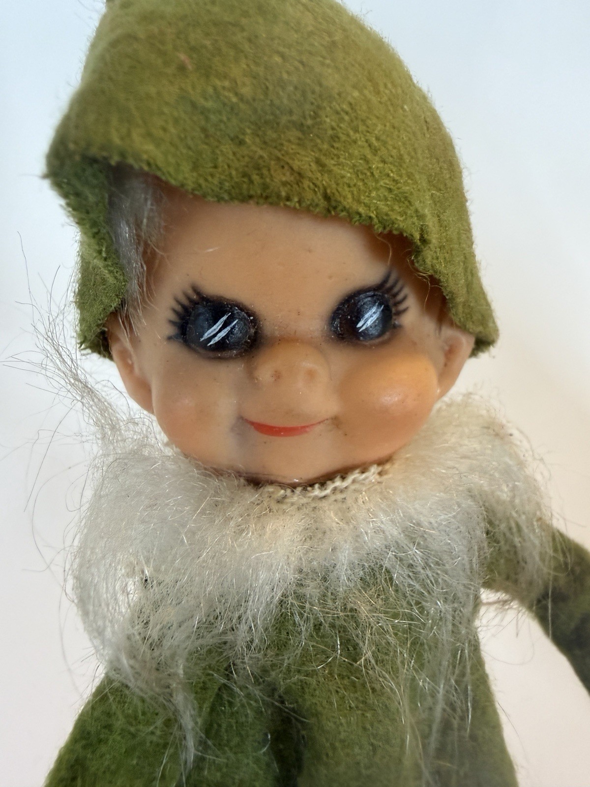 Vintage Jestia Knee Hugger Elf Made In Japan No 165 Original Sticker Christmas