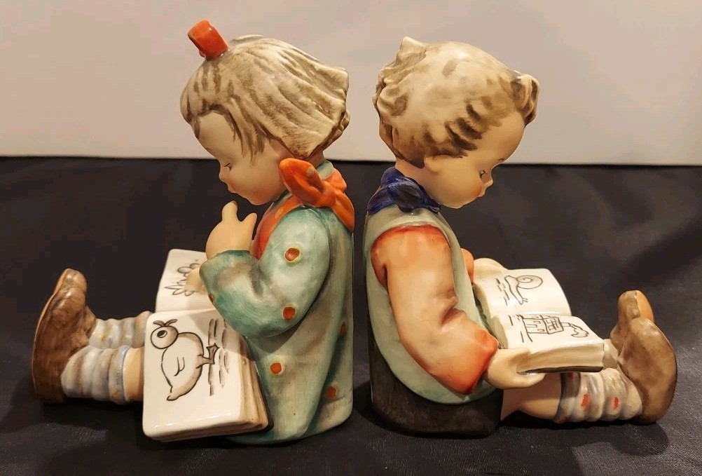 Vintage Pair Of Hummel Bookworm Bookends West Germany Vintage Pair Of Hummel Bookworm Bookends West Germany