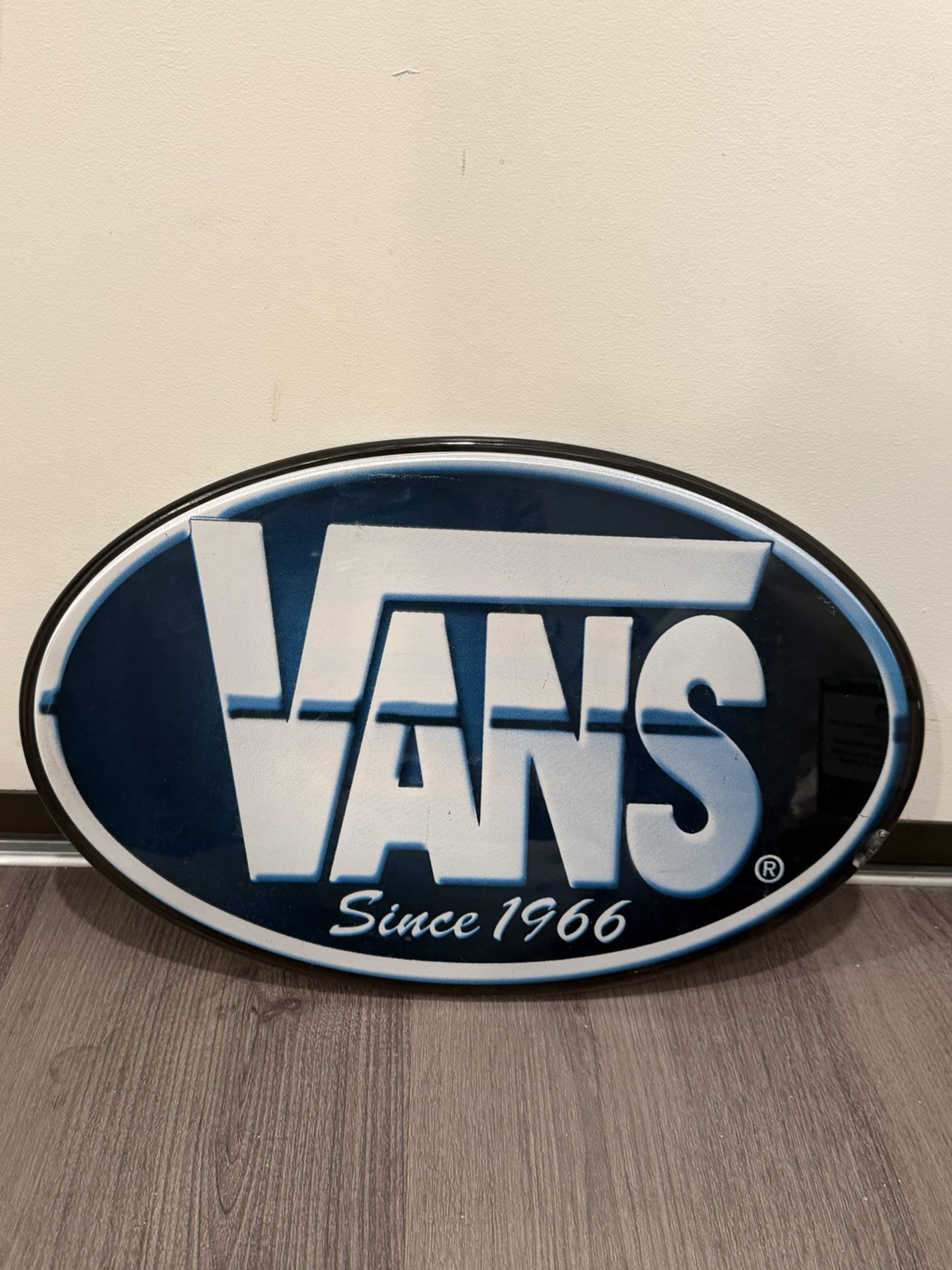 Vintage VANS Off The Wall Sneaker Store Display Sign Shoe Board Sign 2000s 90s 