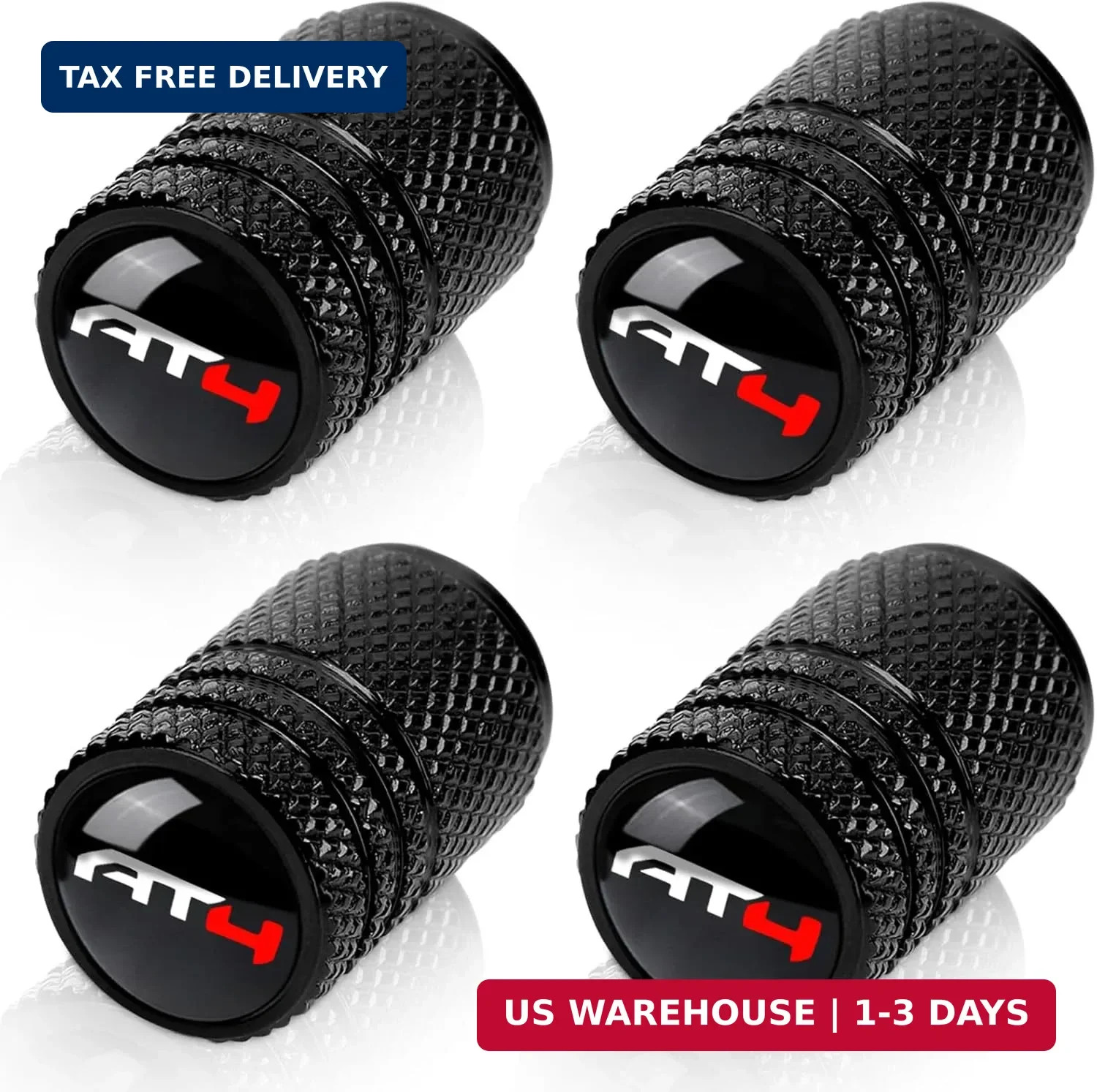 4pcs Tire Valve Stem Caps, Compatible with GMC AT4 Series Stem Cap Universal Car 4pcs Tire Valve Stem Caps, Compatible with GMC AT4 Series Stem Cap Universal Car