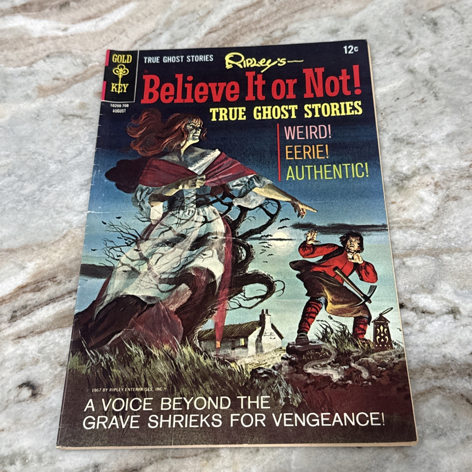 Vintage Ripley\'s Believe it or Not True Ghost Stories #6 Gold Key 1967 GC