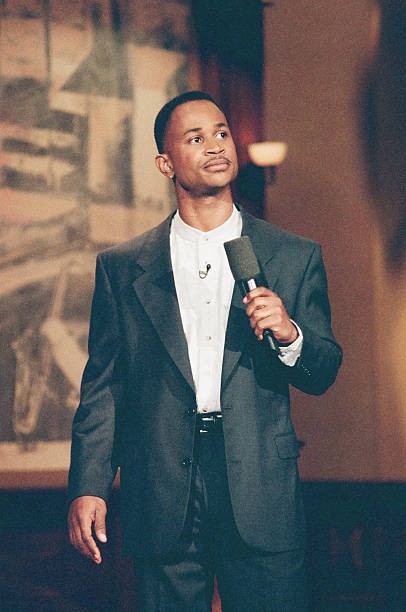 Comedian Kivi Rogers performs on April 9 1996 Historical TV Old Photo