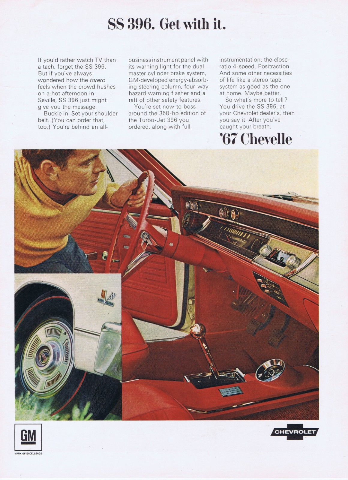 1967 Original Advertisement - CHEVELLE SS 396 \