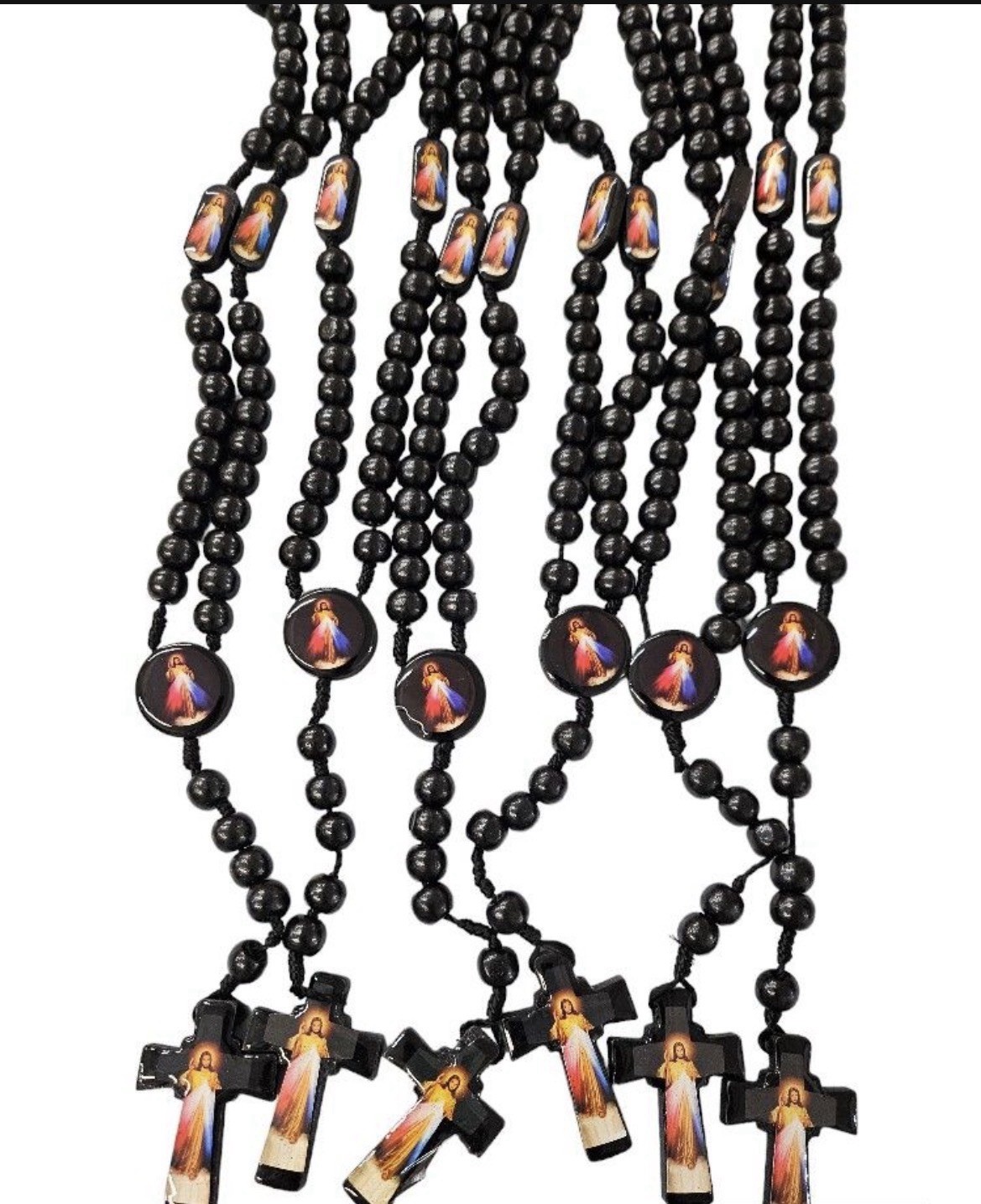 12Pcs Funeral  Favors Rosaries  Recuerdos Para Funeral Rosarios De Madera