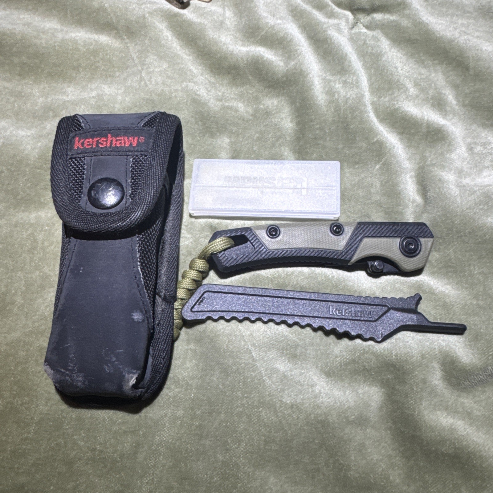 Kershaw Lonerock RBK 2 Linerlock Folding Knife Skinning Caping Blade
