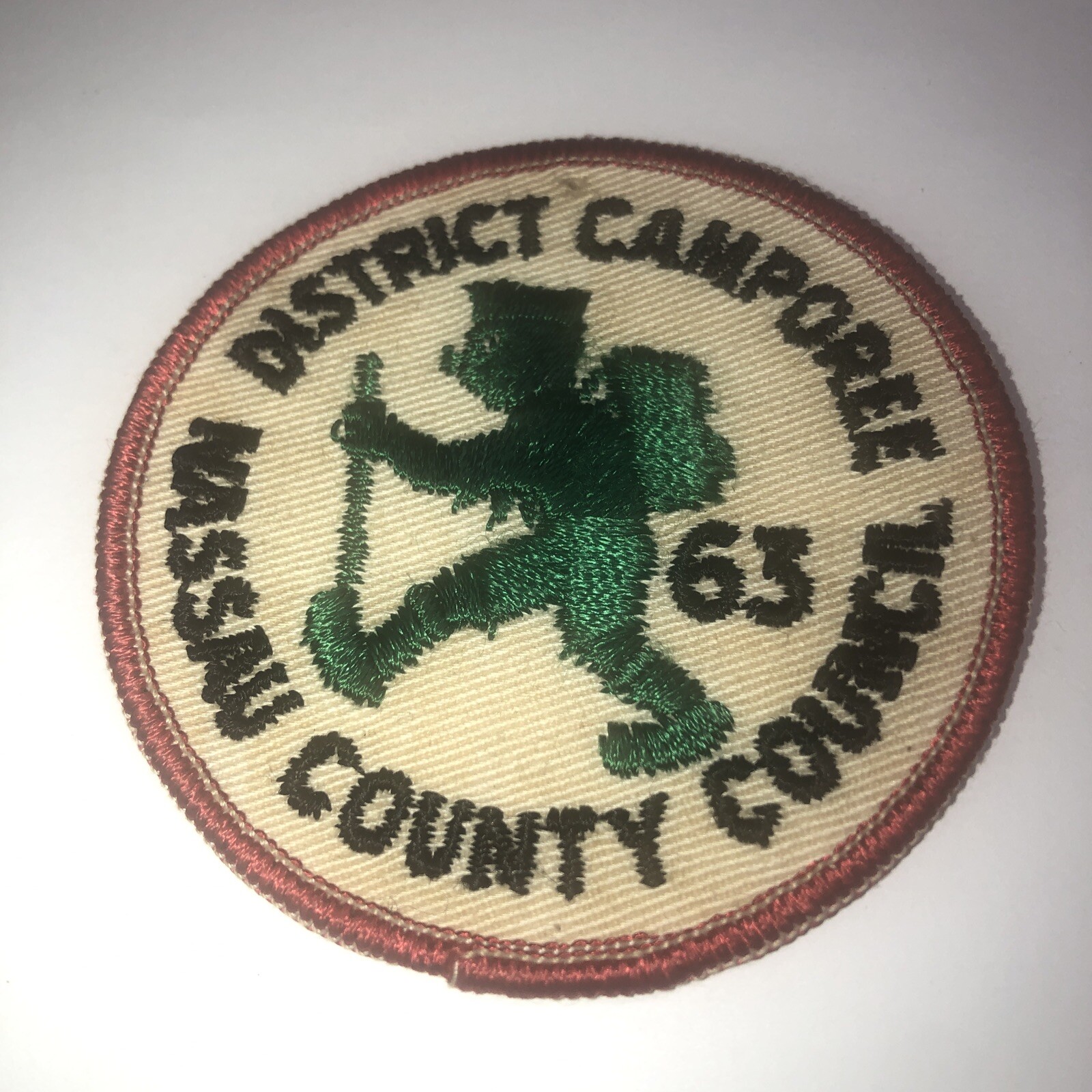 VINTAGE BSA Patch District Camporee 1963 Nassau County Council.           S/200