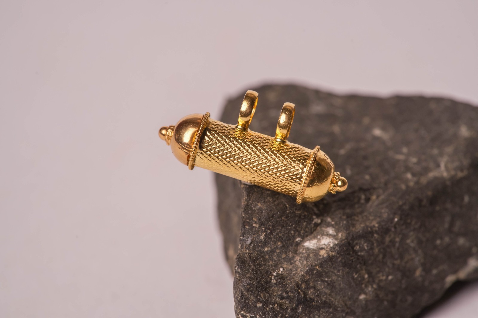 22k Gold Kavacha Pendant | 1.24g Protective Locket