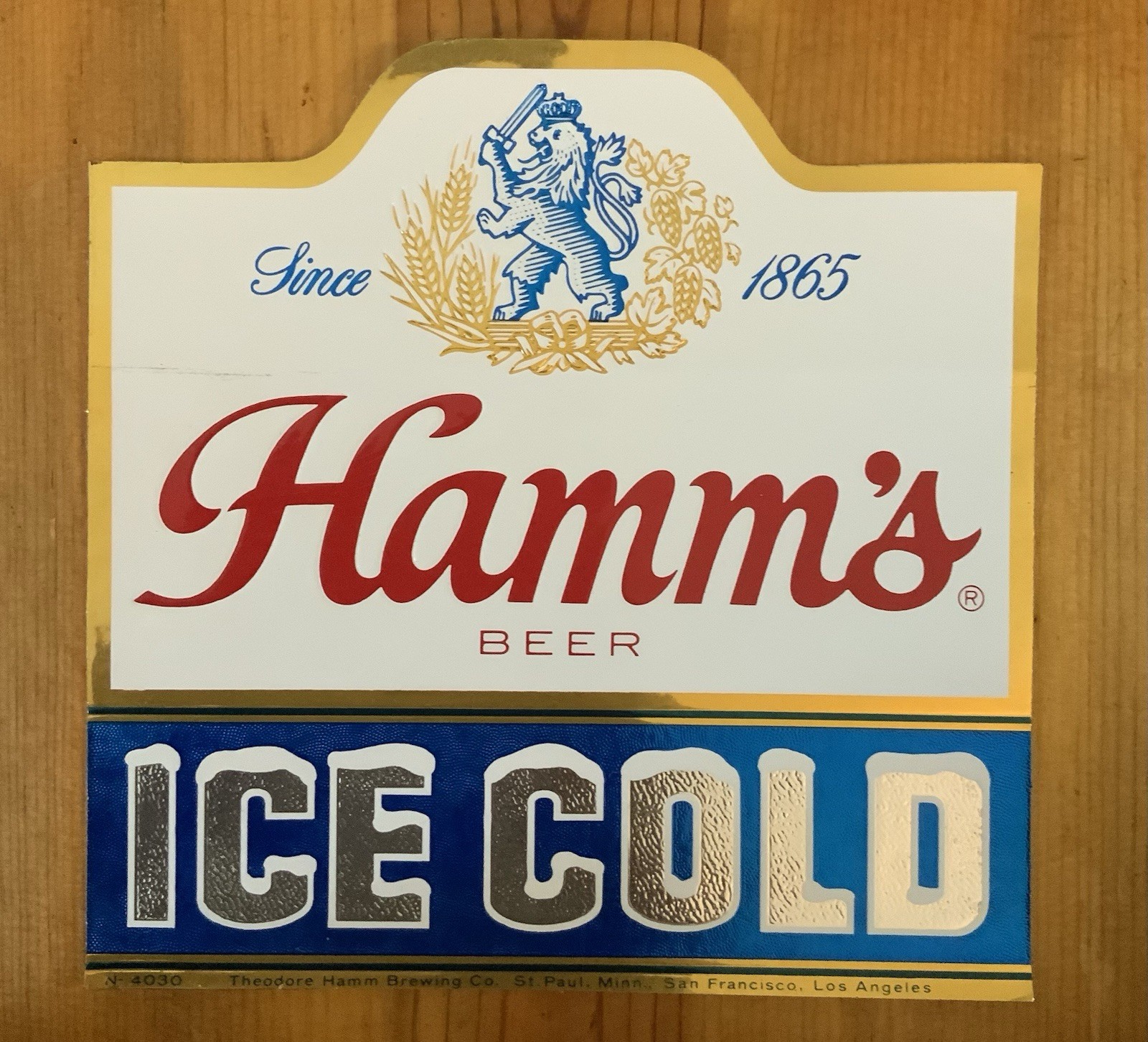 Hamms Beer Metal Premium Stickers 8 X 8
