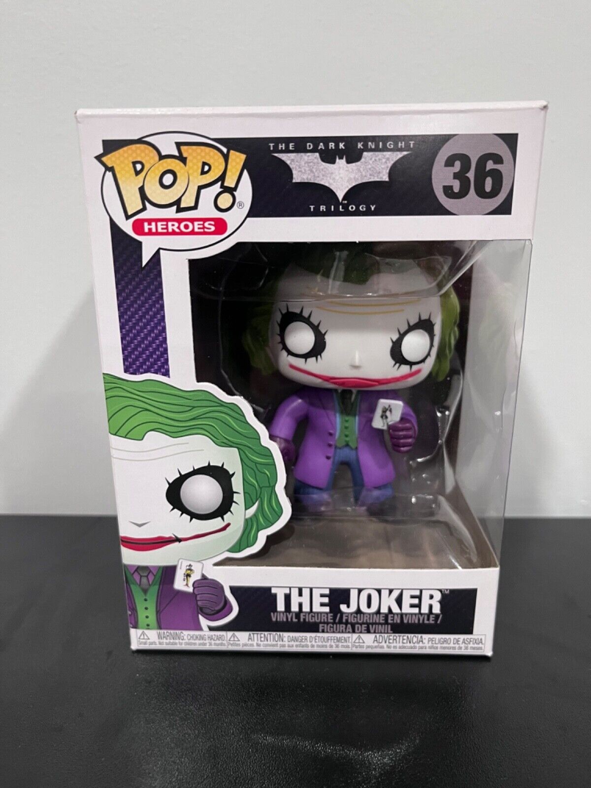 Funko POP Heroes The Joker Dark Knight Trilogy Vinyl Figure 36 Heath Ledger
