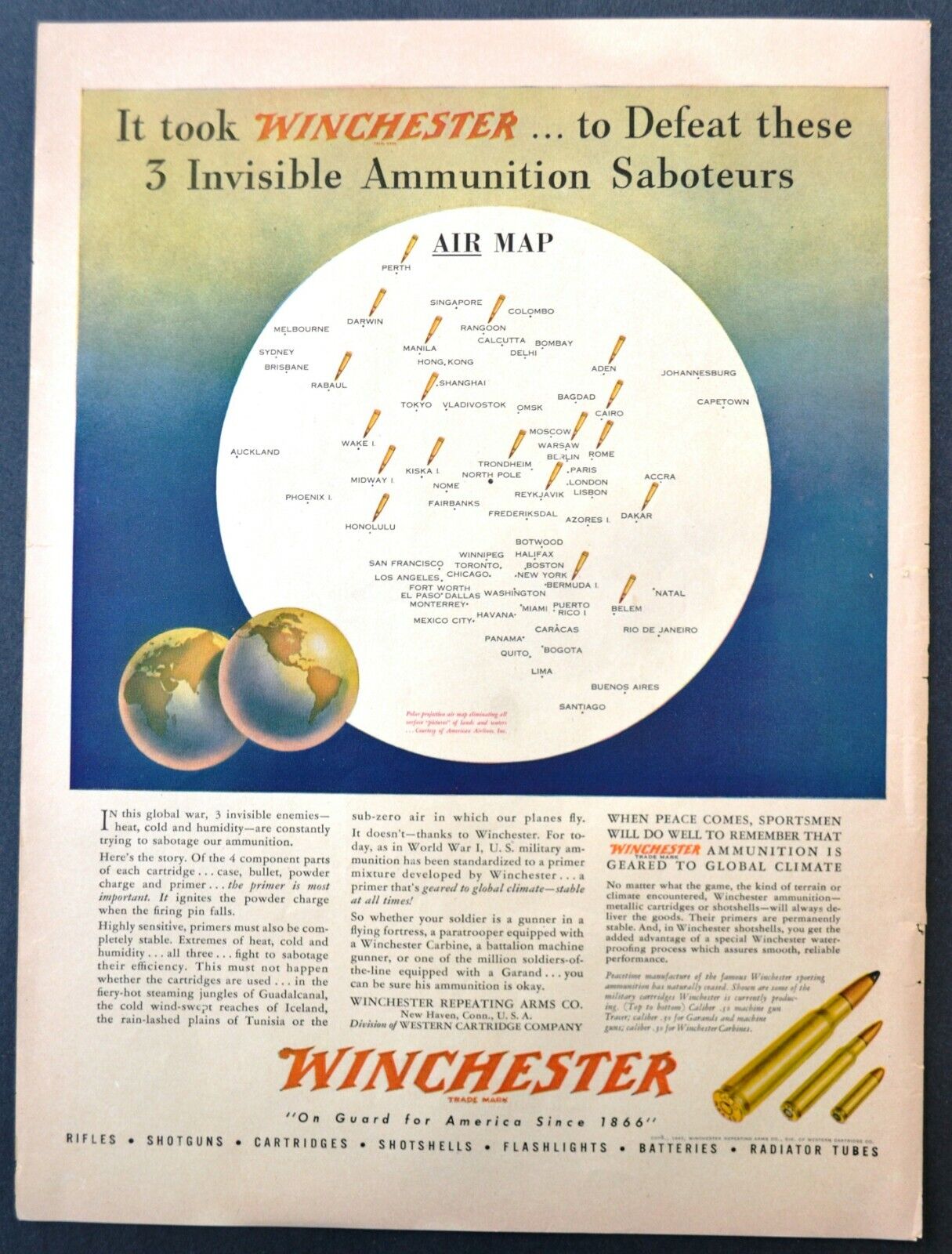 1955 Winchester Ammunition Original vintage print ad 