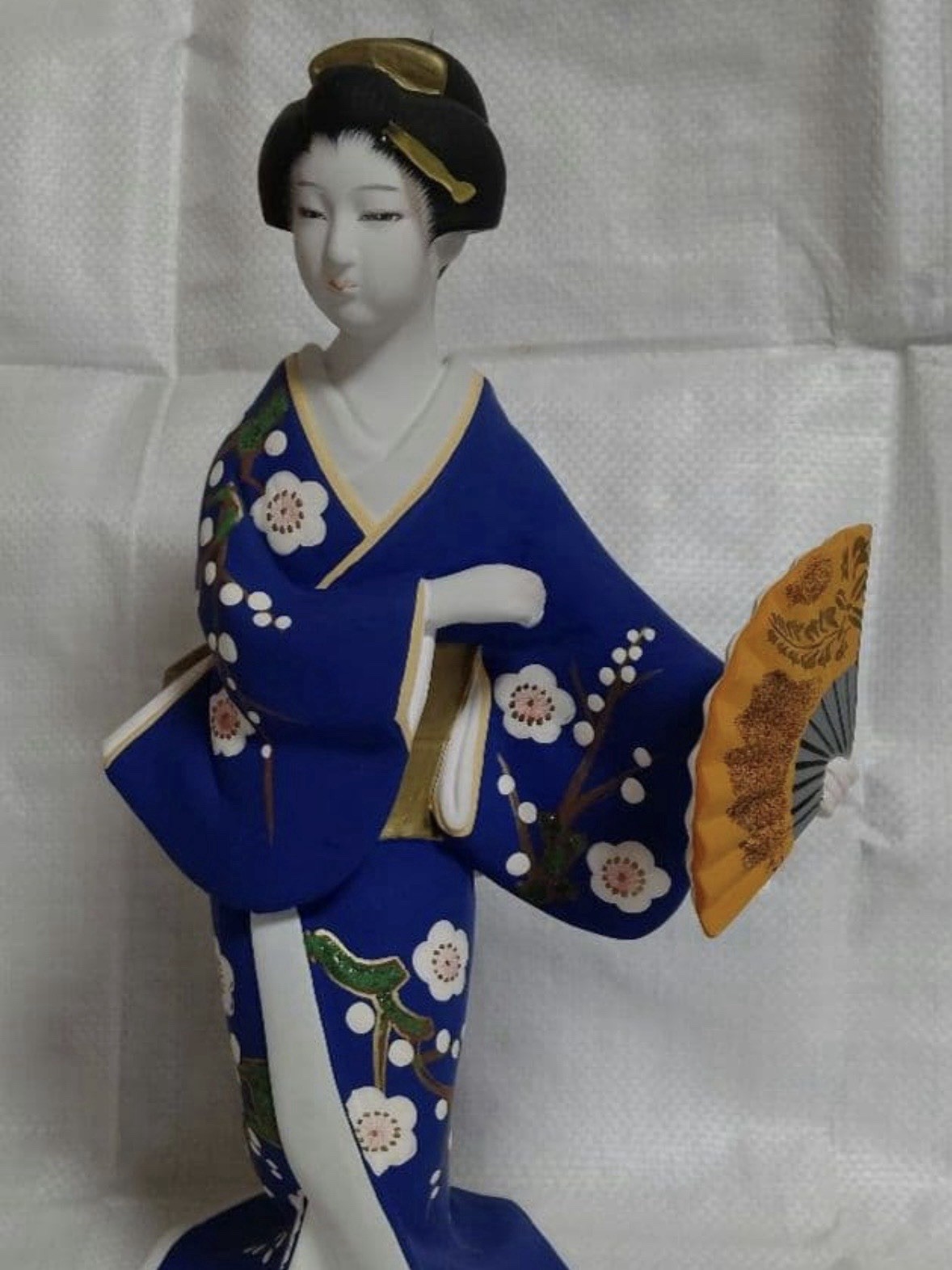 Vintage Japanese Hakata Ningyo Traditional Art Figurine Collectible