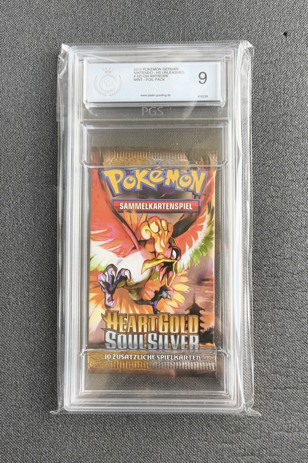 Heartgold & Soulsilver Graded Booster Pack | PGS 9 | PSA BECKETT