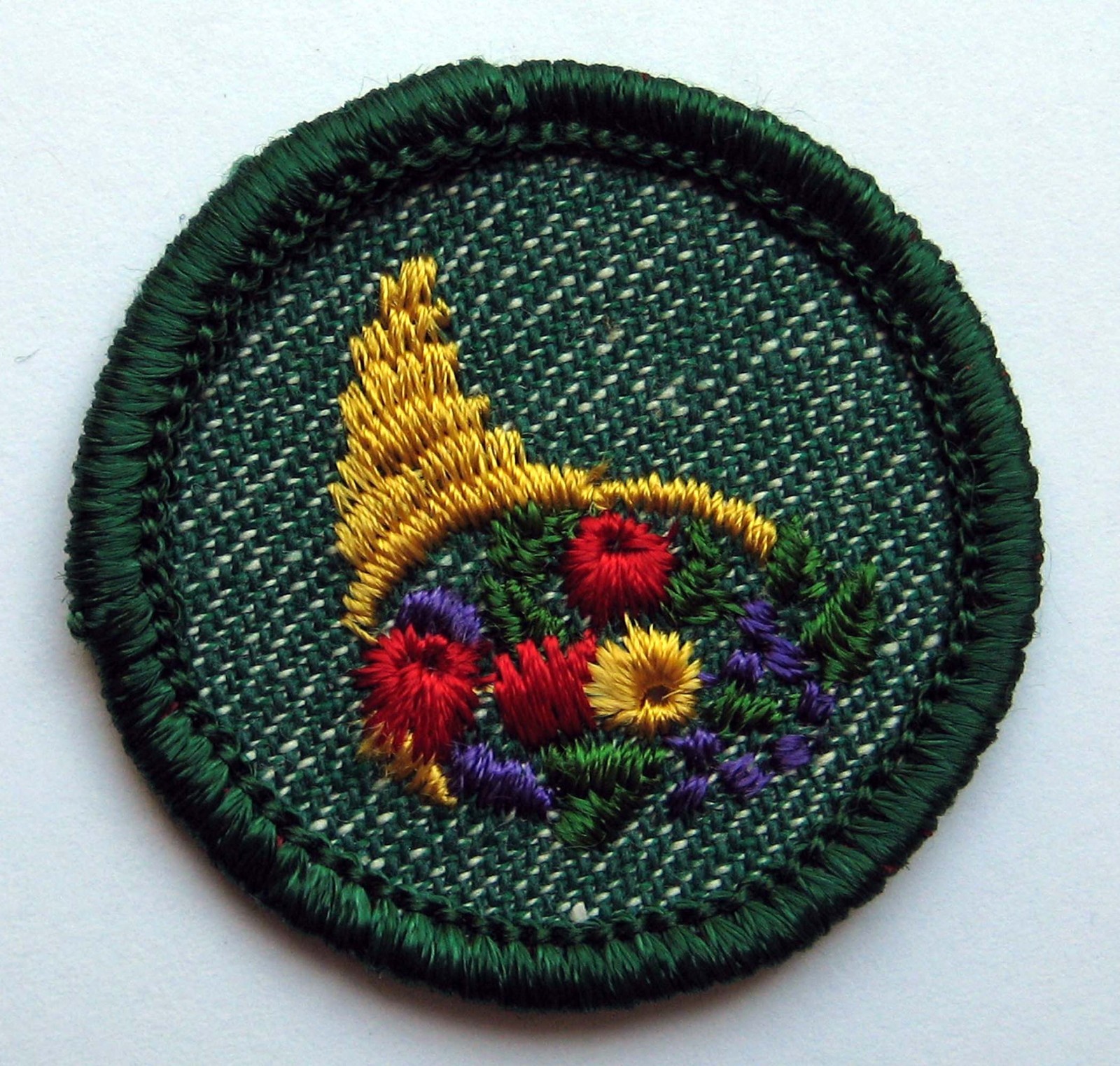 Vintage 1955-1960 Girl Scout WORLD GIFTS BADGE Cornucopia International Patch