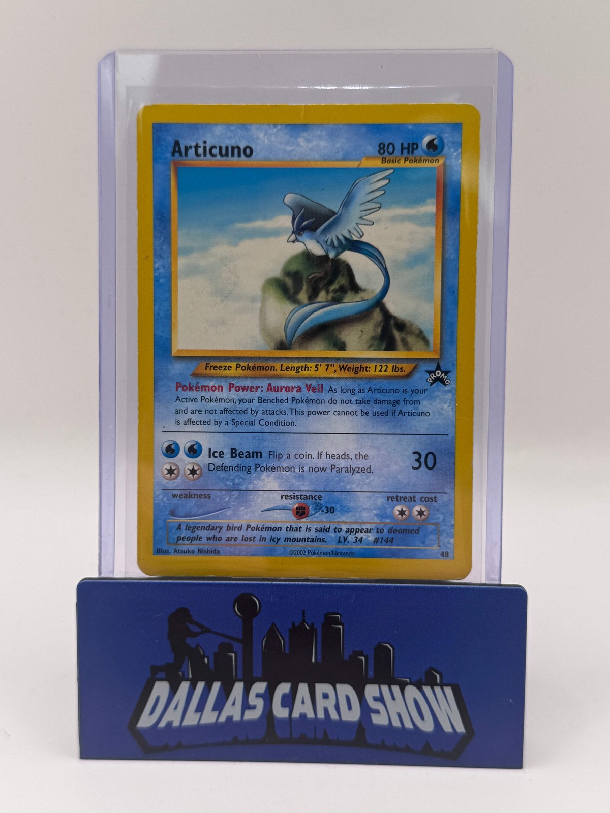 2002 Pokemon - Articuno (Promo) - #48 Black Star Promo DMG\'d
