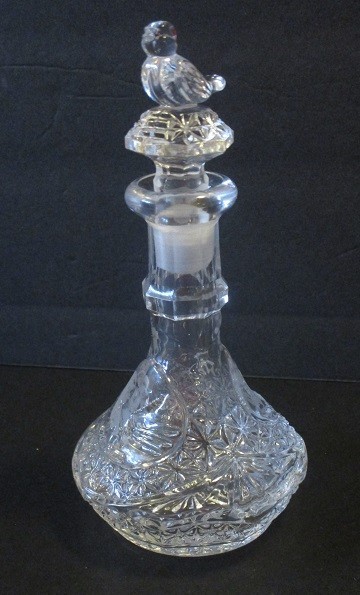 The Byrdes Collection by Hofbauer of Germany - Cordial Decanter w/Bird Stopper