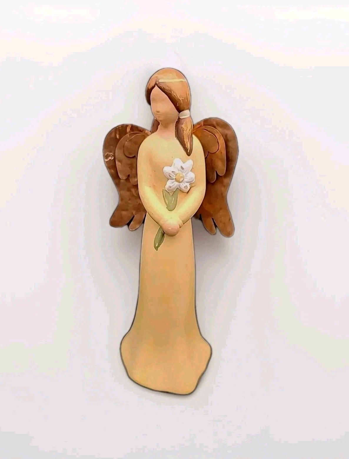 Gentle Souls Angel 2004 Retired Copper Wings Daisy Rare Needs Wire Halo