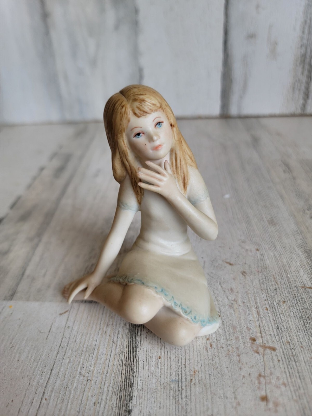 Cybis porcelain Thumbelina girl vintage unique decor figure