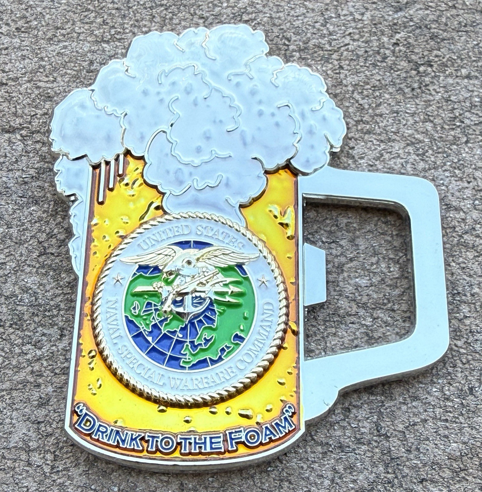 Awesome NSW Naval Special Warfare Command Challenge Coin CPO Mess
