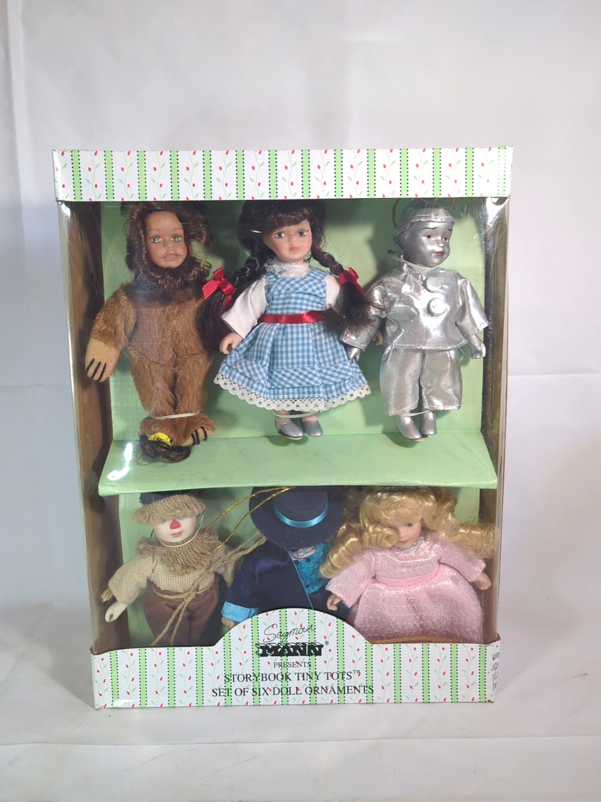 NOS Wizard of Oz Seymour Mann Collectibles Set of 6 Character Ornaments L3