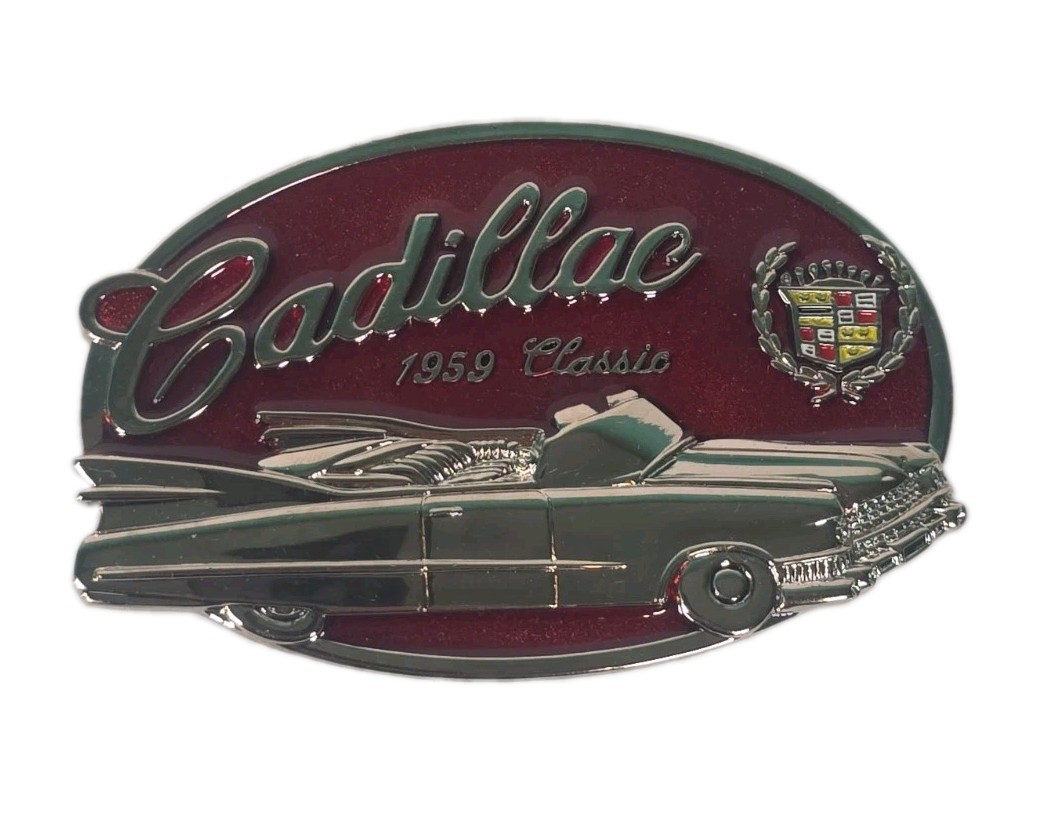 Vintage 1959 Cadillac Car Belt Buckle