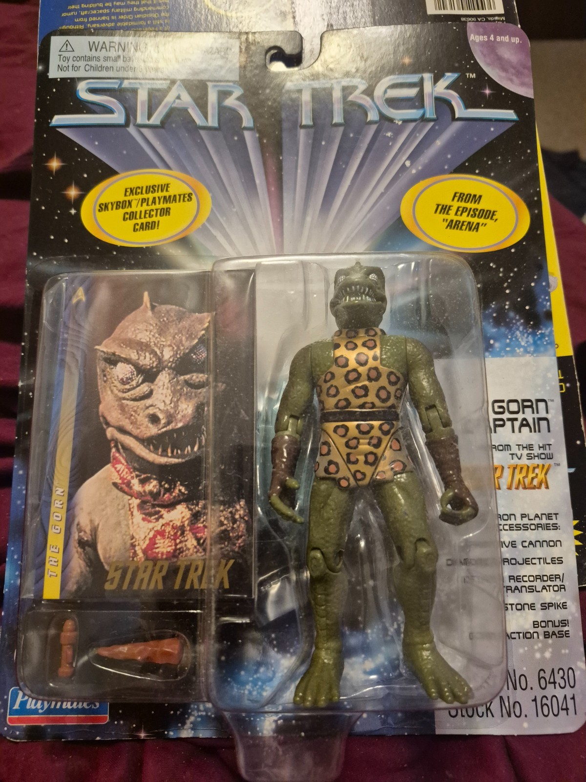 Playmates Toys Star Trek The Original Series Gorn Captain Action Figure