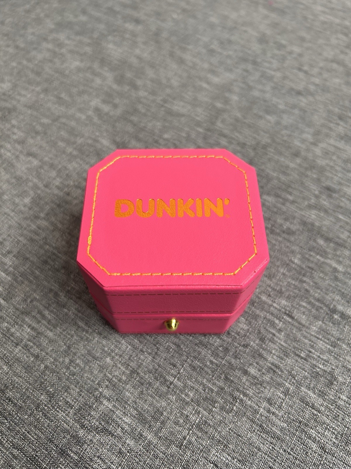 Dunkin Donuts Limited Edition I Do Ring Box Pink Proposal Brand New I Dough 