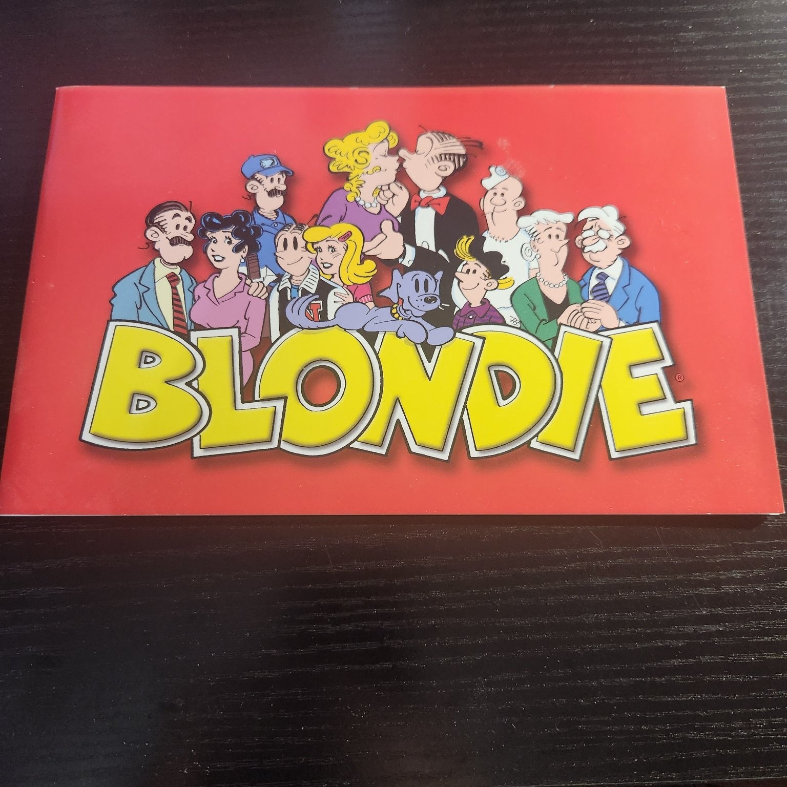 Blondie Comic Strip Booklet Autographed Dean Young & Artist To Brian