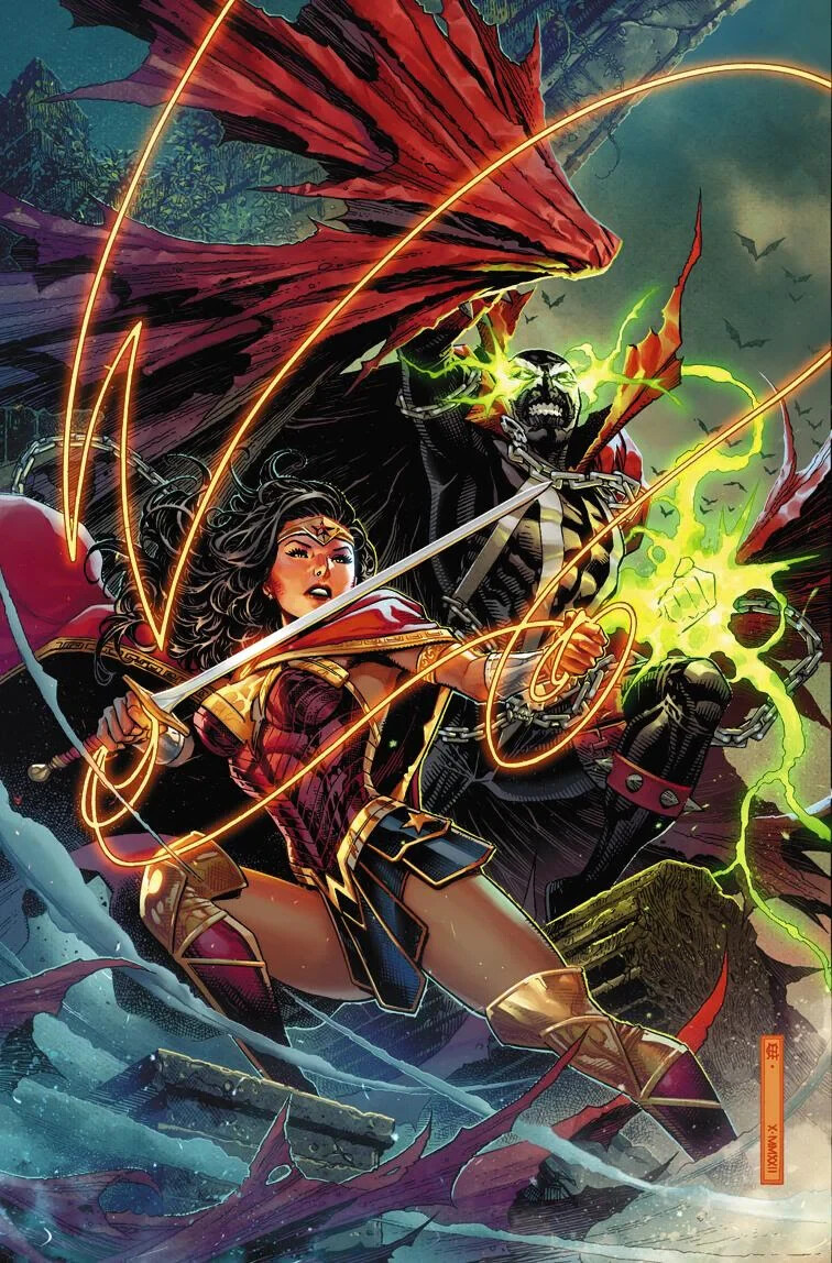 WONDER WOMAN #794 (JIM CHEUNG BATMAN/SPAWN VARIANT) COMIC BOOK ~ DC Comics ~ HOT