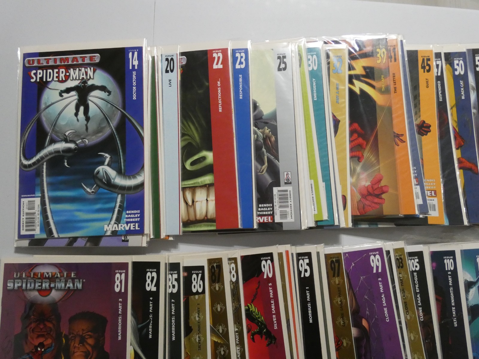 The Ultimate Spiderman Marvel Issue #'s 14-133 + Annuals lot of 107 VF