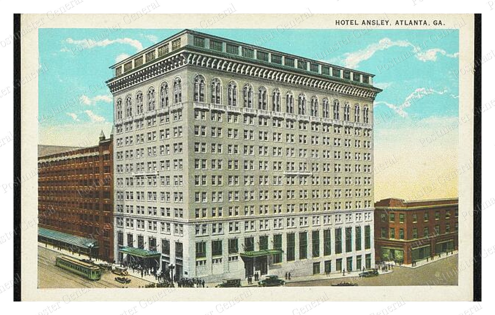 Atlanta Georgia Hotel Ansley Standard Postcard COPY RPPC Atlanta Georgia Hotel Ansley Standard Postcard COPY RPPC