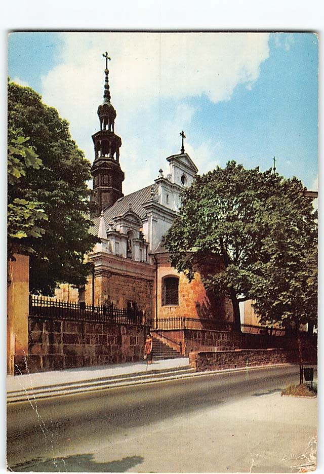 Postcard Katedra z XII w Kielce Poland Postcard Katedra z XII w Kielce Poland