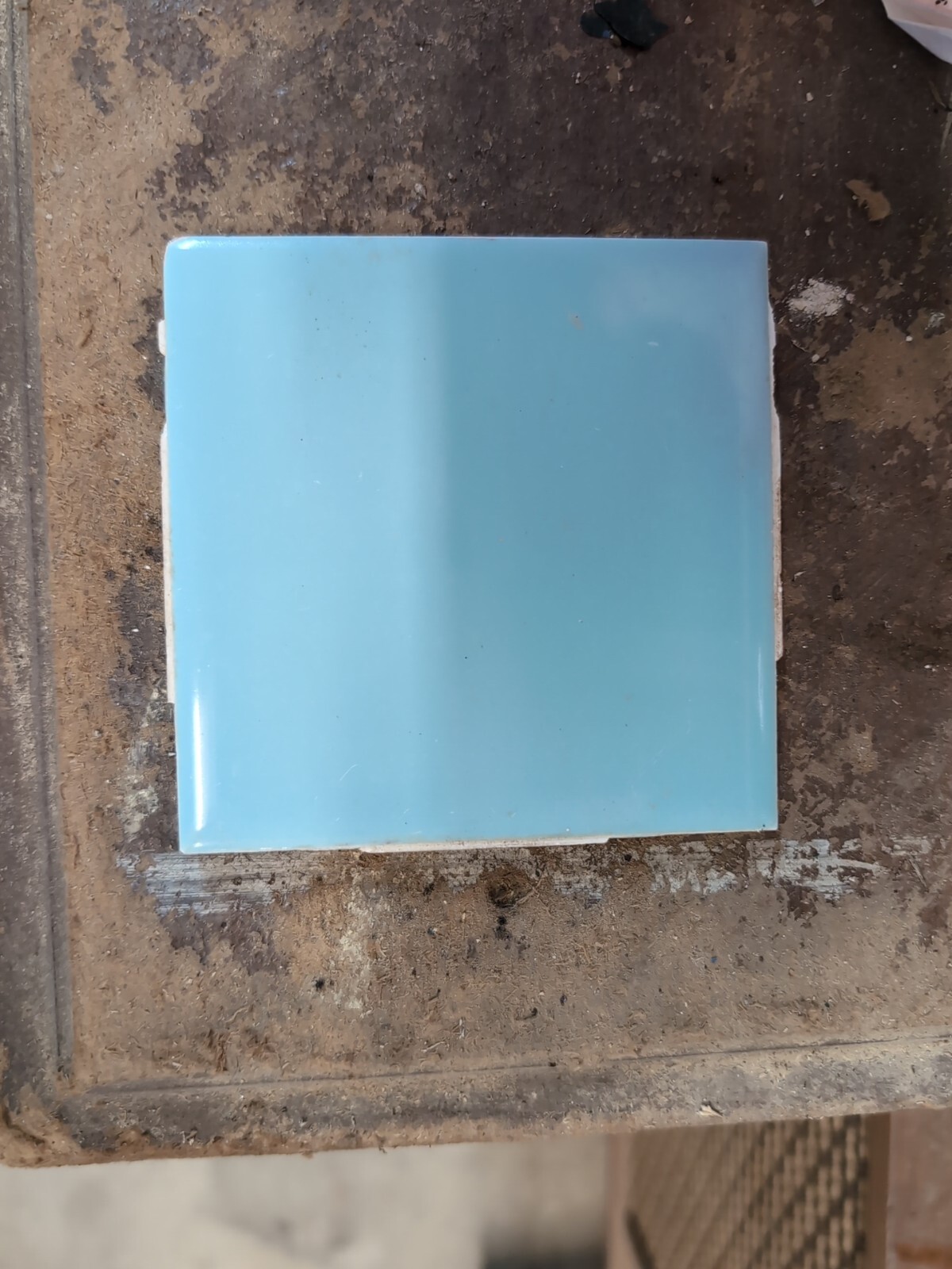 Vintage Blue Bathroom Tile 1960s Dal tile 4.25\