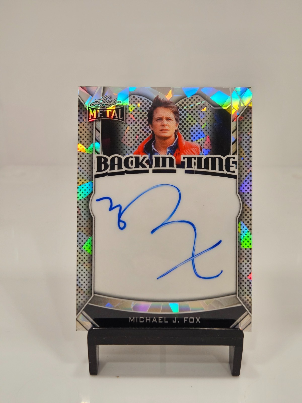 2026 Leaf Metal Michael J Fox On Card Auto /15