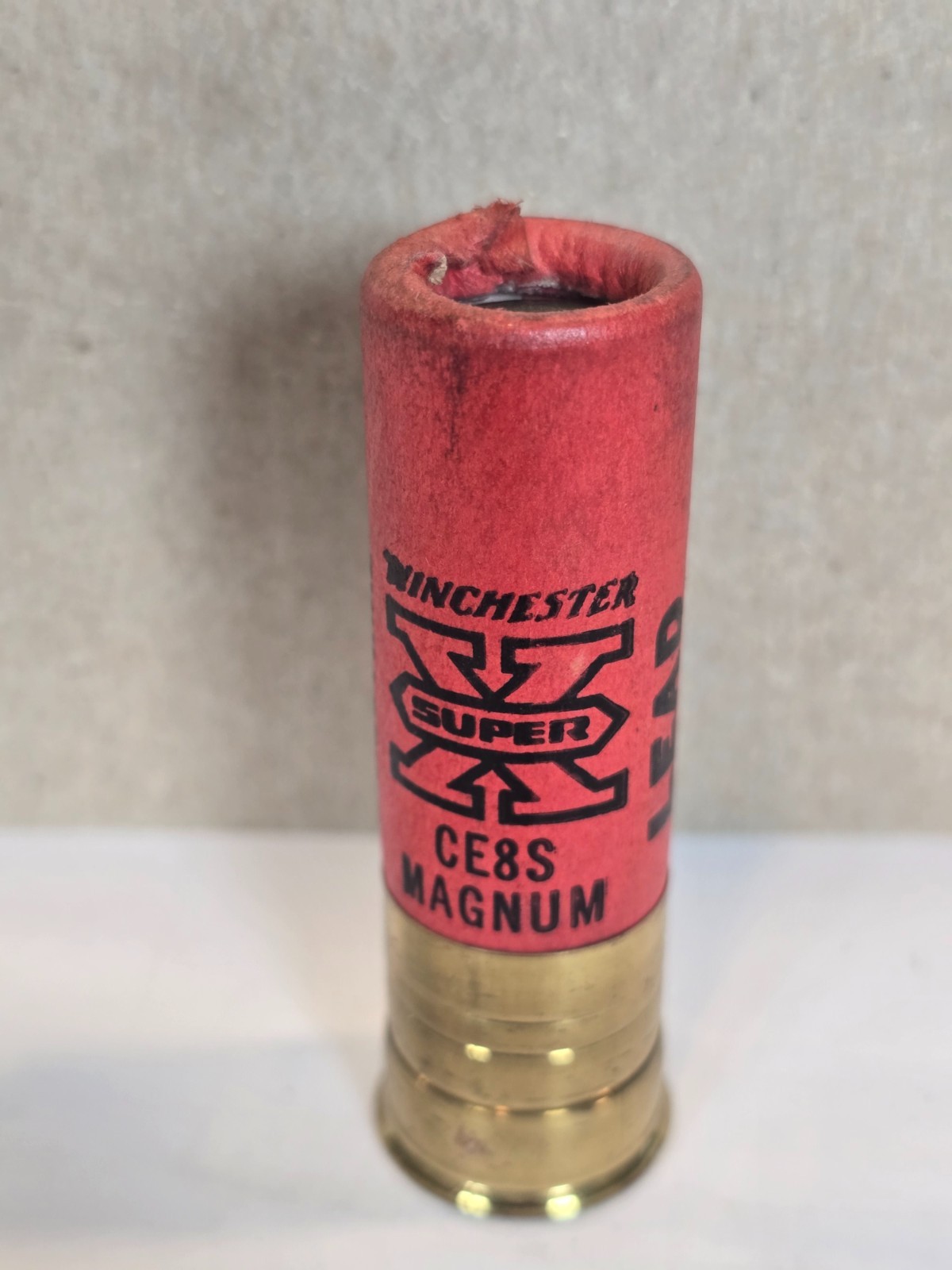 VINTAGE WINCHESTER SUPER X 8 GA INDUSTRIAL LEAD SLAG SHOTSHELL SALESMAN SAMPLE