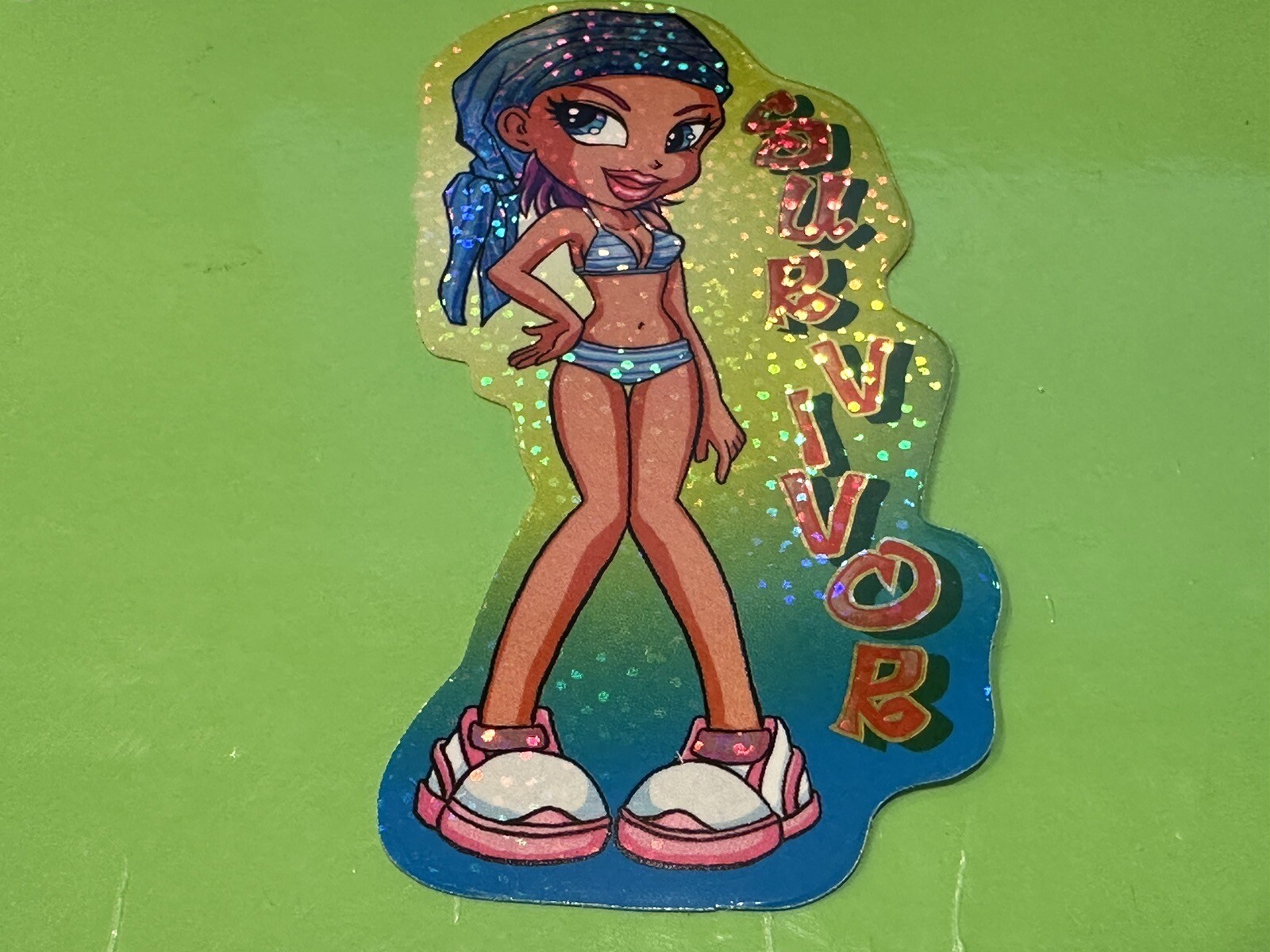 Allstars Girls Y2K Holofoil Vending Stickers # 8 of #21 (2004) \