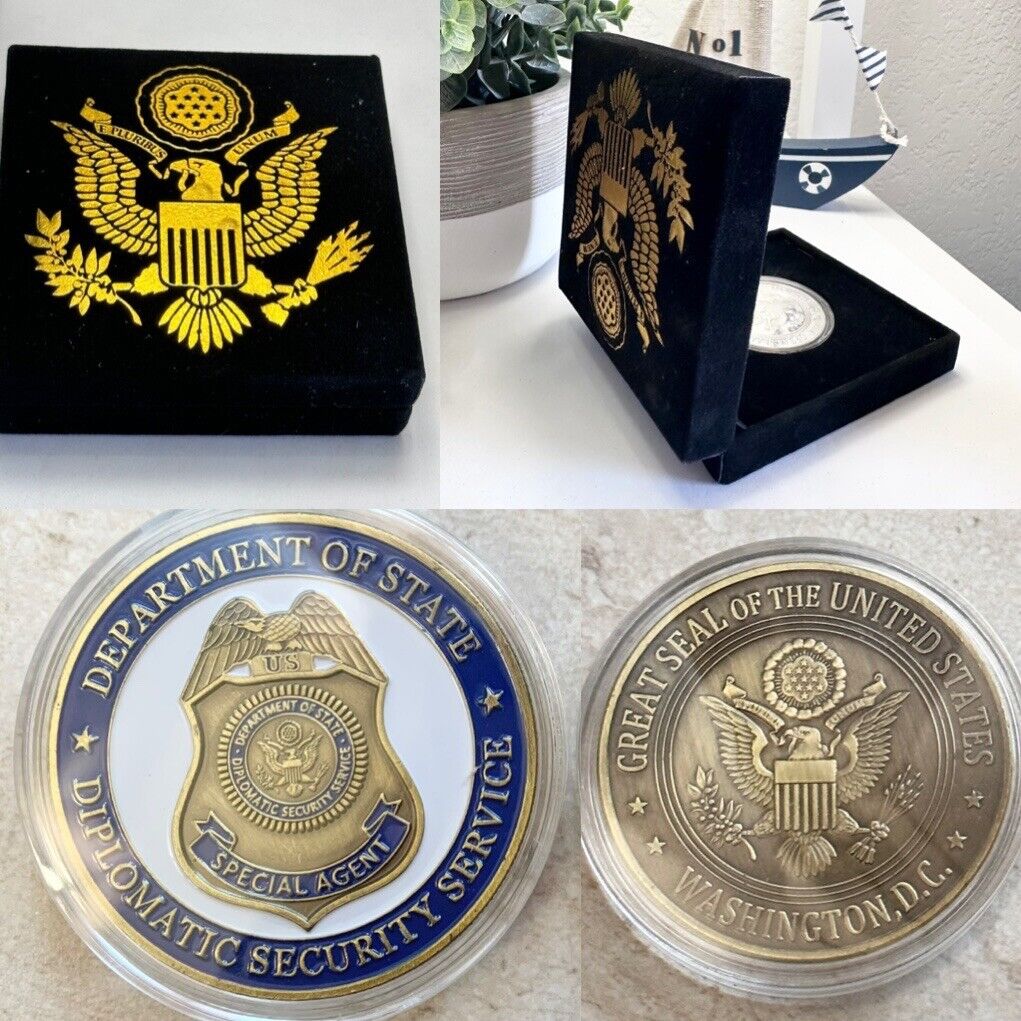 DEPARTMENT OF STATE-US Diplomatic Security Service Officer Agent Badge Coin