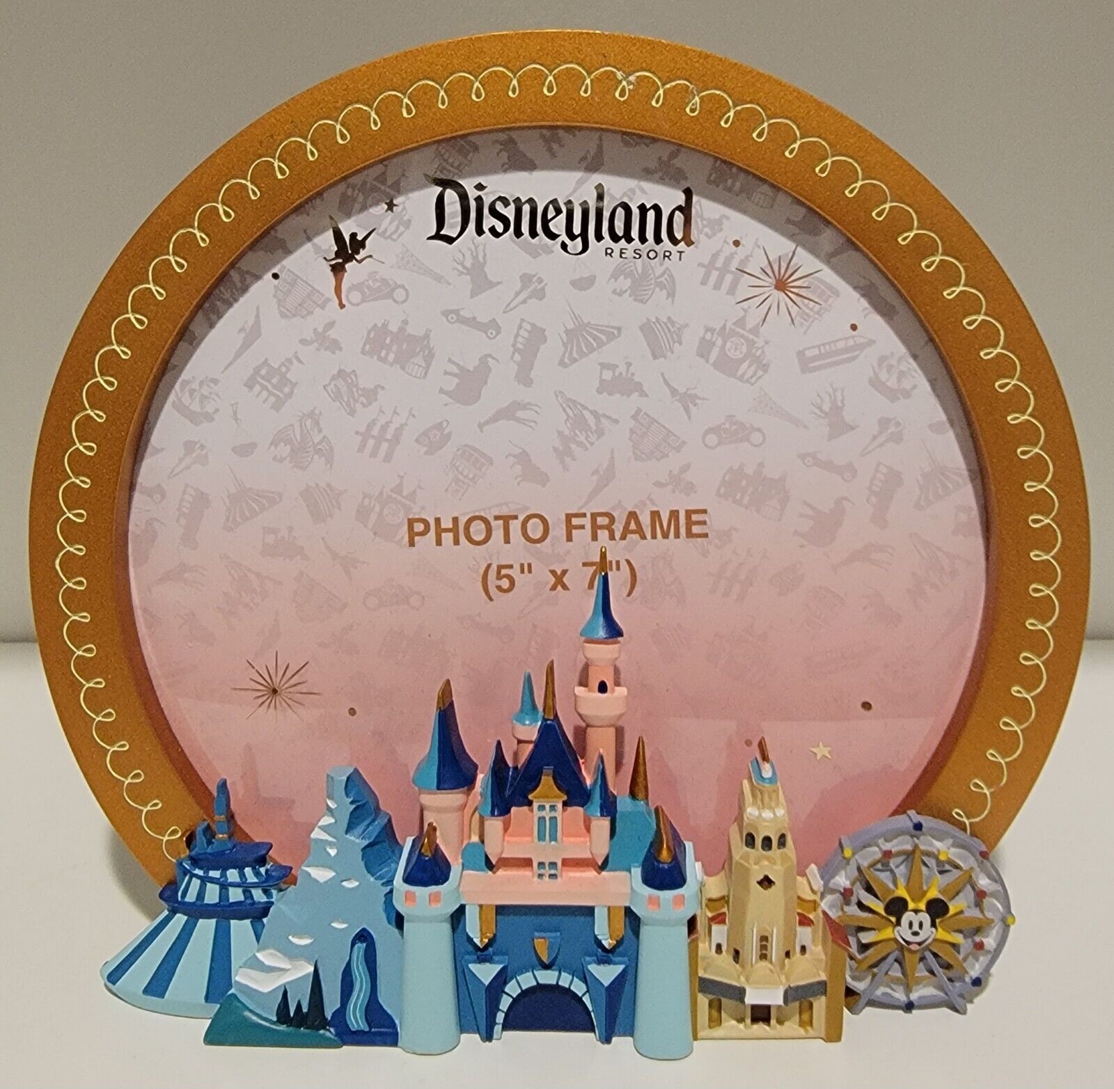 2024 Disney Parks Icons Disneyland Picture Photo Frame 5x7\