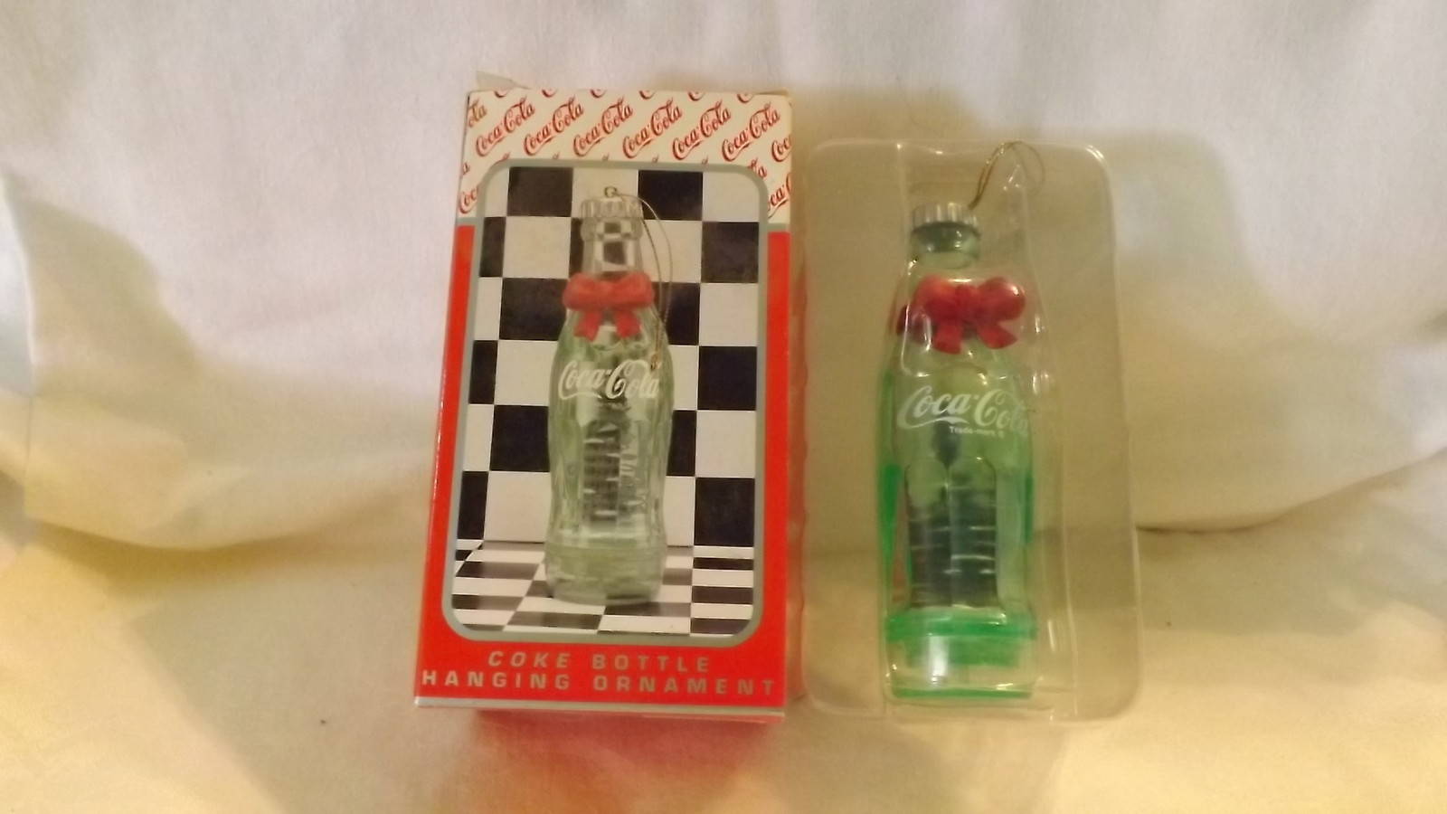 Coca Cola 1995 Coke Bottle Hanging Ornament 19-5
