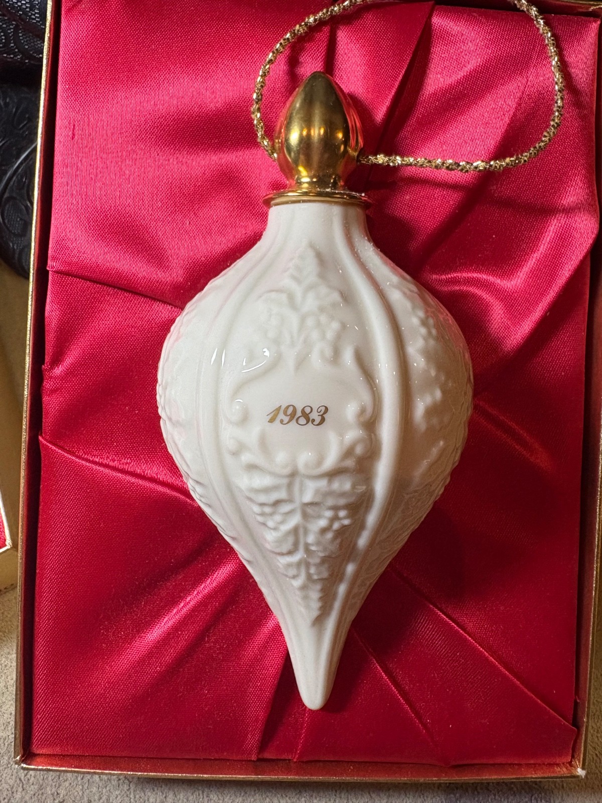 2nd Annual Lenox Christmas Ornament new in box 1983