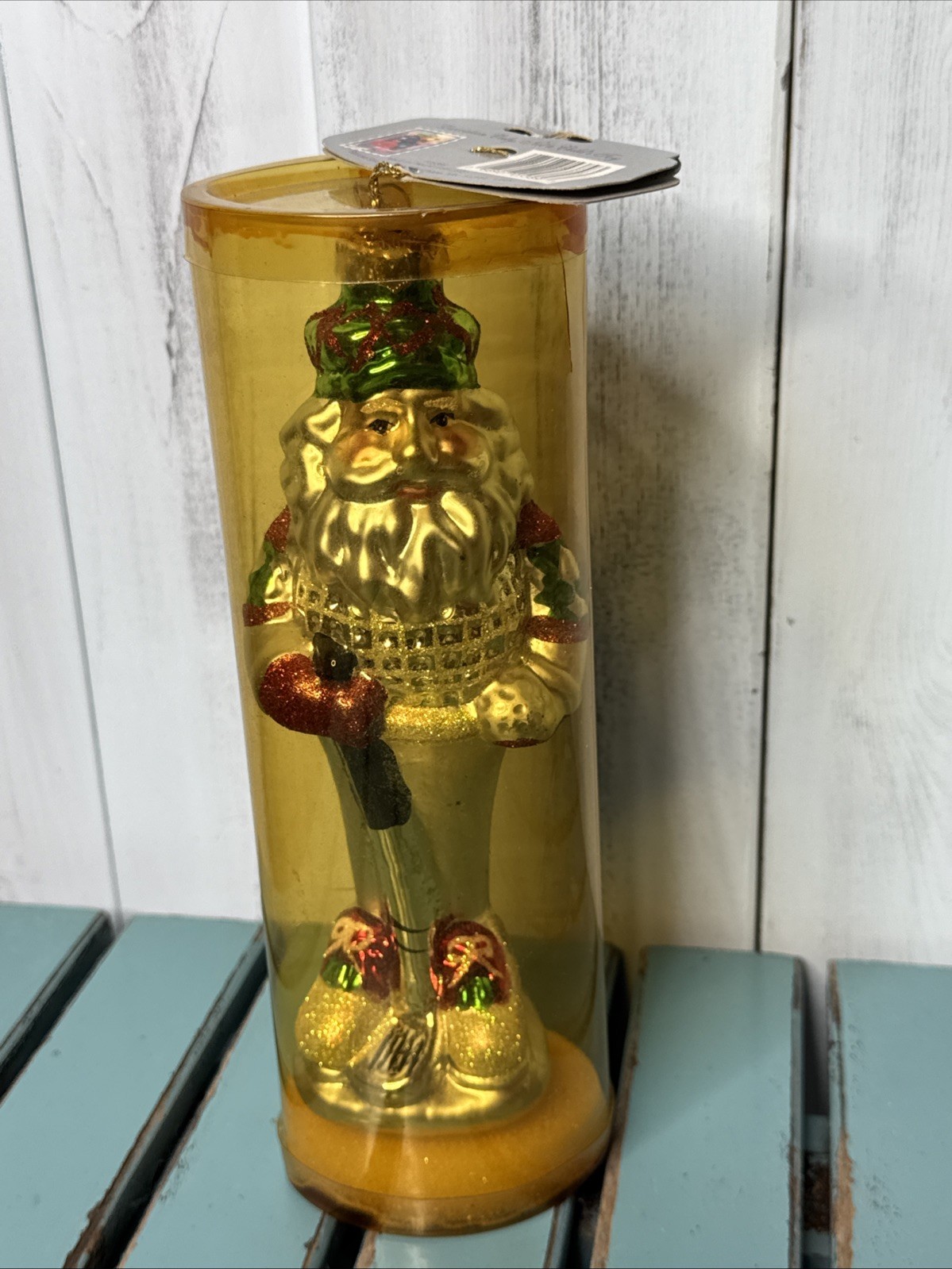 NEW Vintage Peschka Blown Glass Golf 7.5\