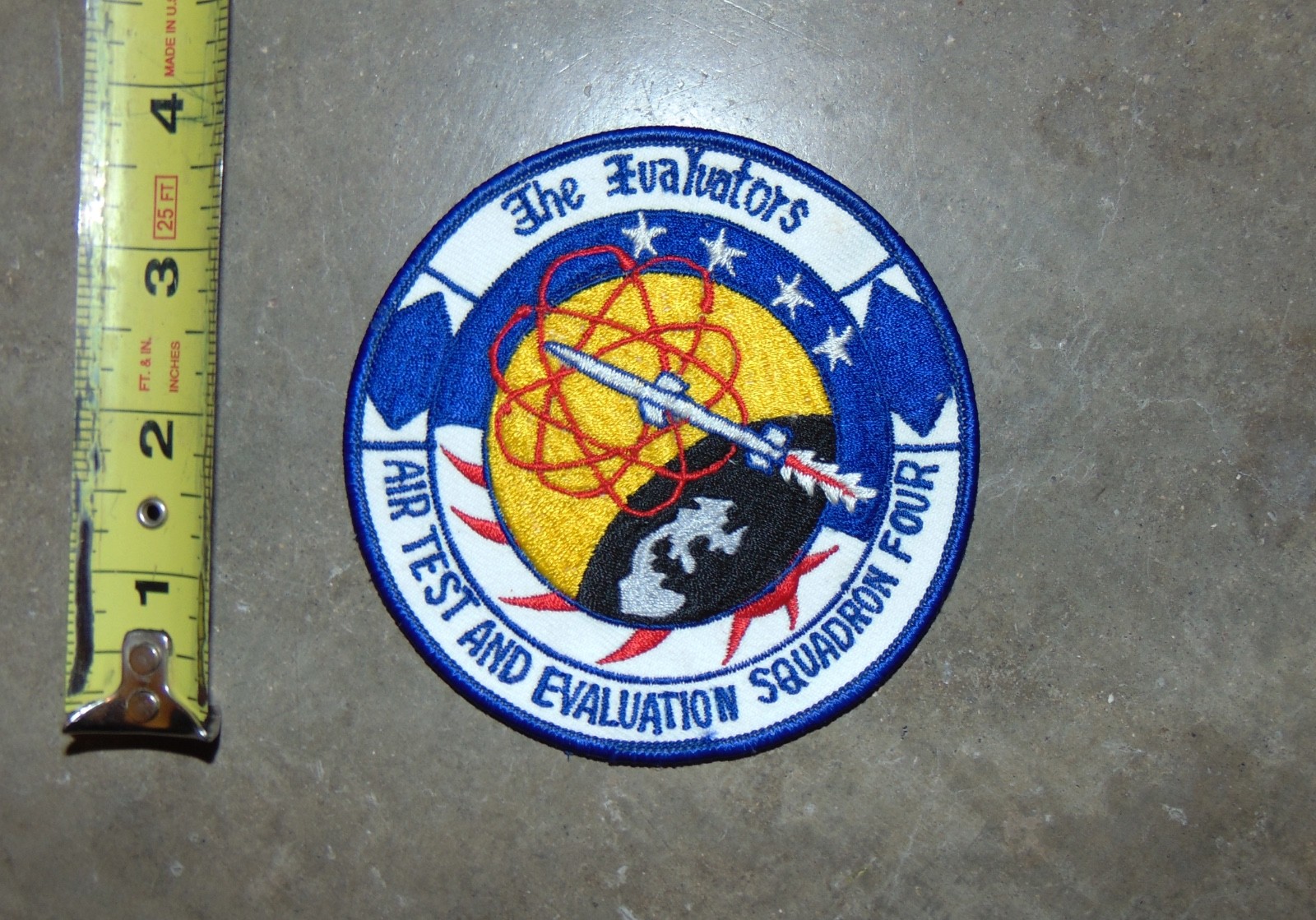 Older Nice Quality U.S.Navy VX-4 Air Test & Evaluation Squadron Patch, AIRTEVRON Older Nice Quality U.S.Navy VX-4 Air Test & Evaluation Squadron Patch, AIRTEVRON