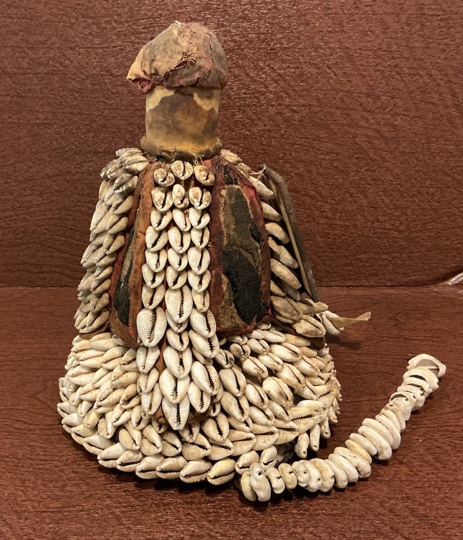 VTG. YORUBA ILE ORI ~ NIGERIA ~ ‘HOUSE OF THE HEAD’ ~ SACRED CONICAL SHRINE 
