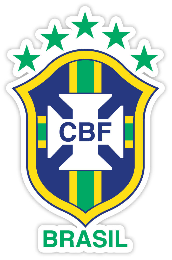 Brasil team Brazil CBF National Football Association sticker decal 3\