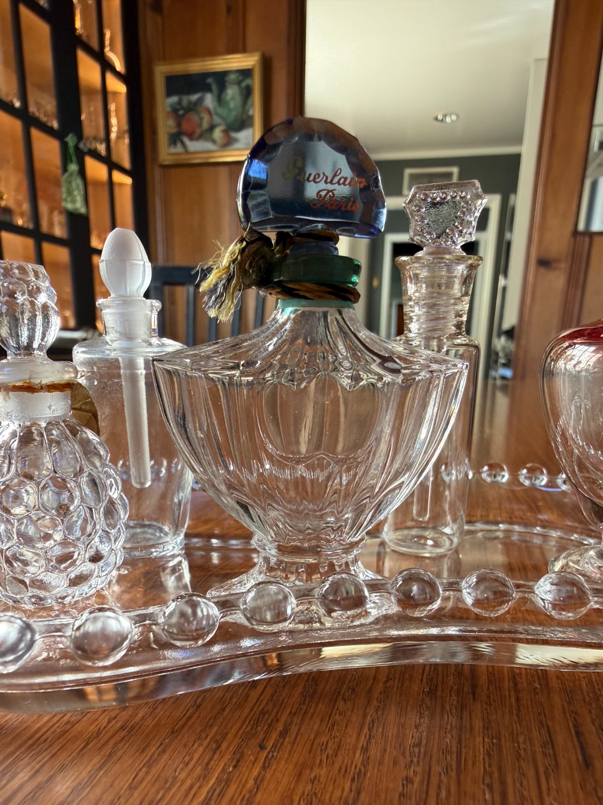 5 Miniature Perfume Bottles incl Guerlain Paris, Jean Patou 2\