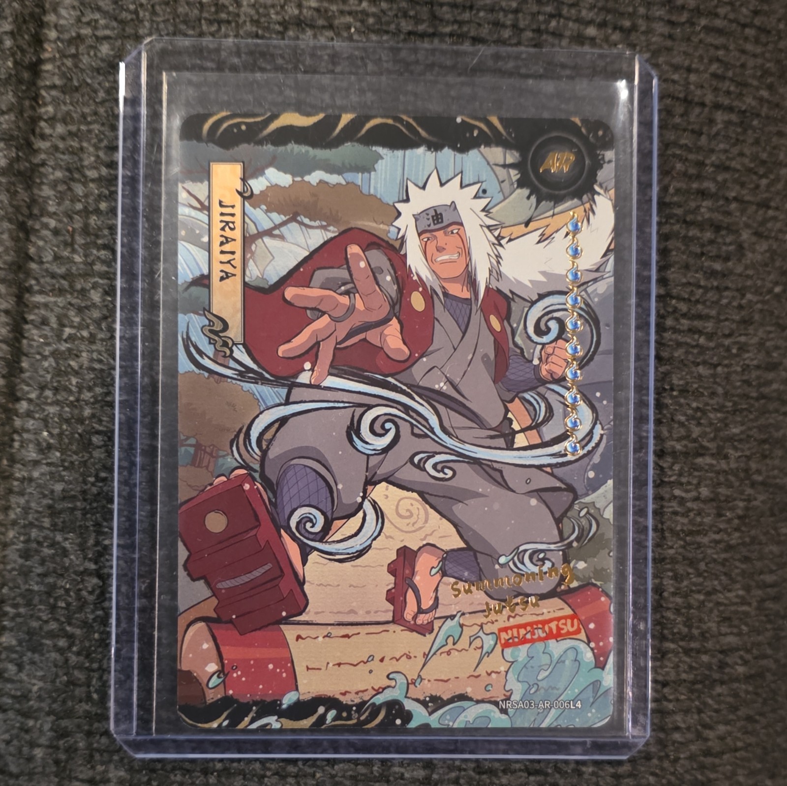 Kayou Naruto Jiraiya NRS03-AR-006L4 2002 071/777 Serial Numbered Card