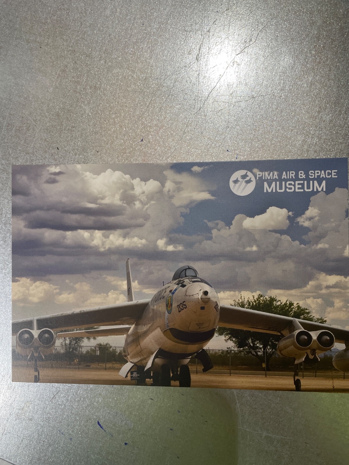 Pima Air & Space museum postcard  US AIR  FORCE Arizona